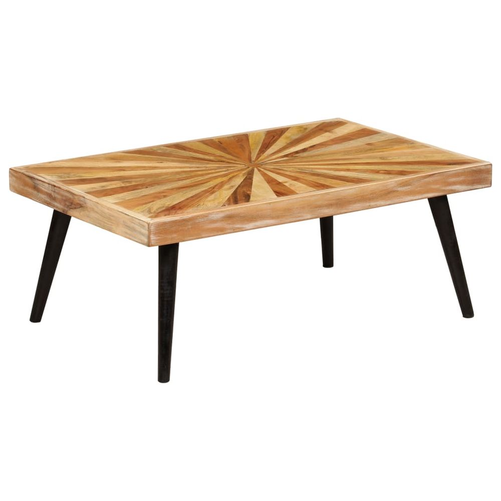 Coffee Table Solid Mango Wood vidaXL 90x55x36 cm - Coffee Table from vidaXL