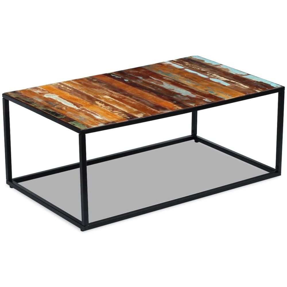 Coffee Table Solid Reclaimed Wood vidaXL 100x60x40 cm - Coffee Table from vidaXL