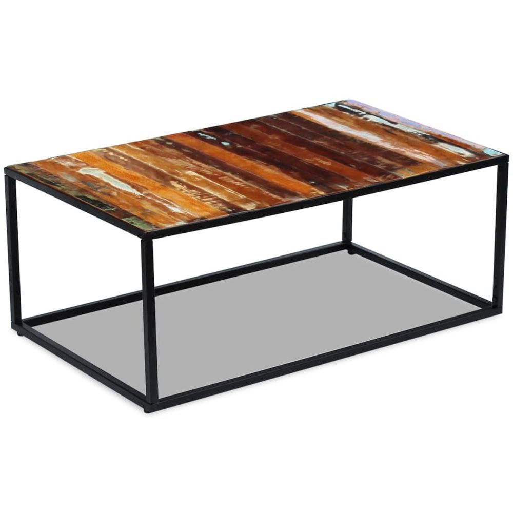 Coffee Table Solid Reclaimed Wood vidaXL 100x60x40 cm - Coffee Table from vidaXL