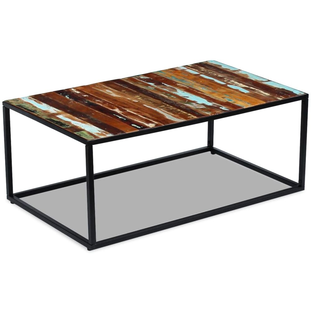 Coffee Table Solid Reclaimed Wood vidaXL 100x60x40 cm - Coffee Table from vidaXL