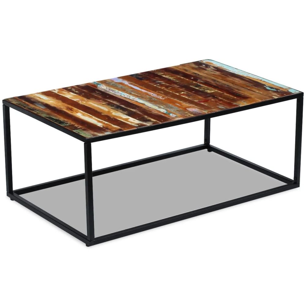 Coffee Table Solid Reclaimed Wood vidaXL 100x60x40 cm - Coffee Table from vidaXL