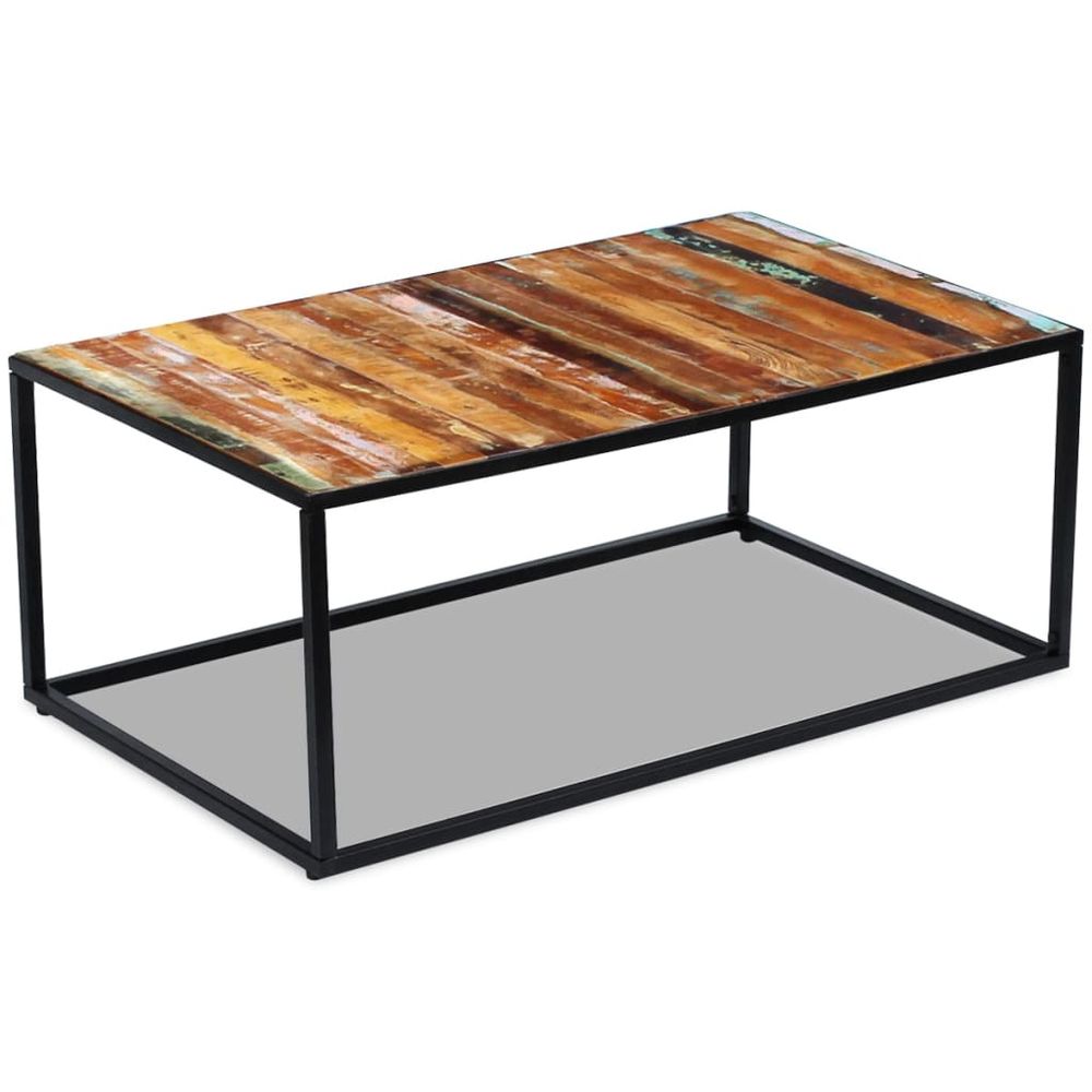 Coffee Table Solid Reclaimed Wood vidaXL 100x60x40 cm - Coffee Table from vidaXL