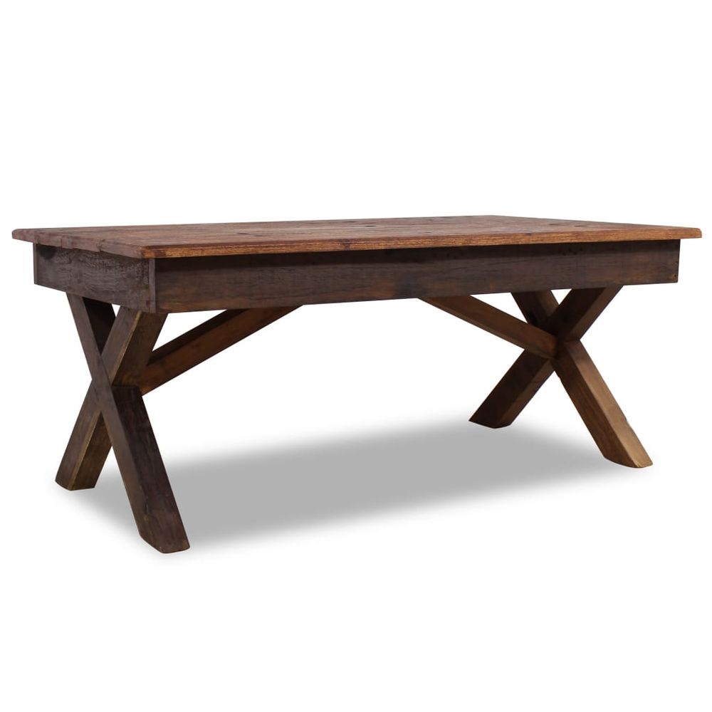 Coffee Table Solid Reclaimed Wood vidaXL 110x60x45 cm - Coffee Table from vidaXL