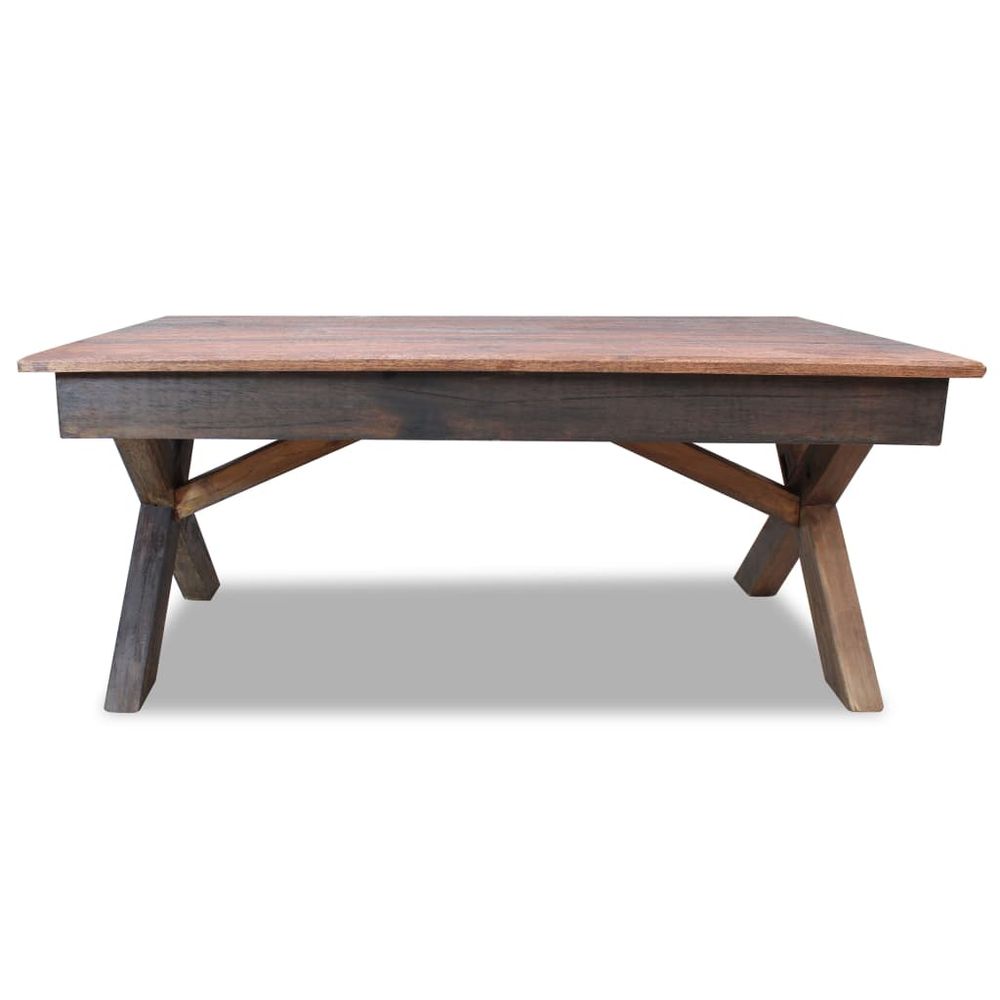 Coffee Table Solid Reclaimed Wood vidaXL 110x60x45 cm - Coffee Table from vidaXL