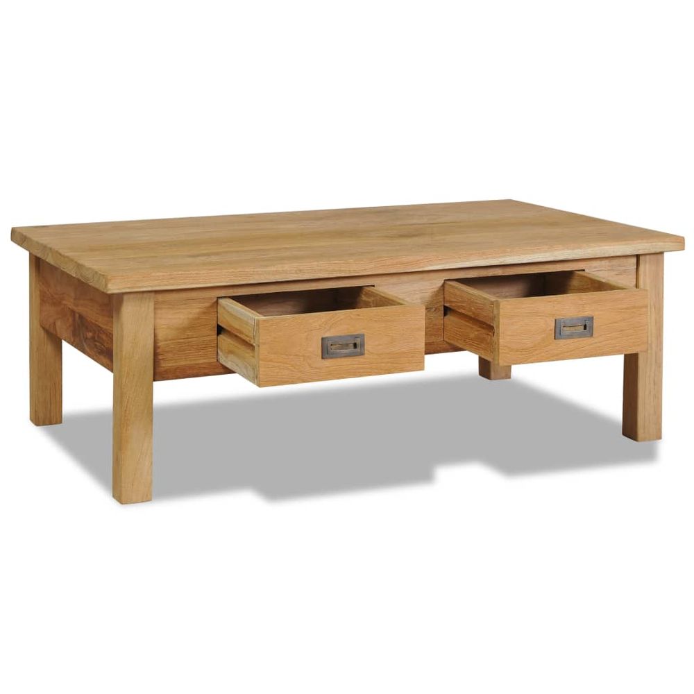 Coffee Table Solid Teak 100x60x35 cm vidaXL - Coffee Table from vidaXL