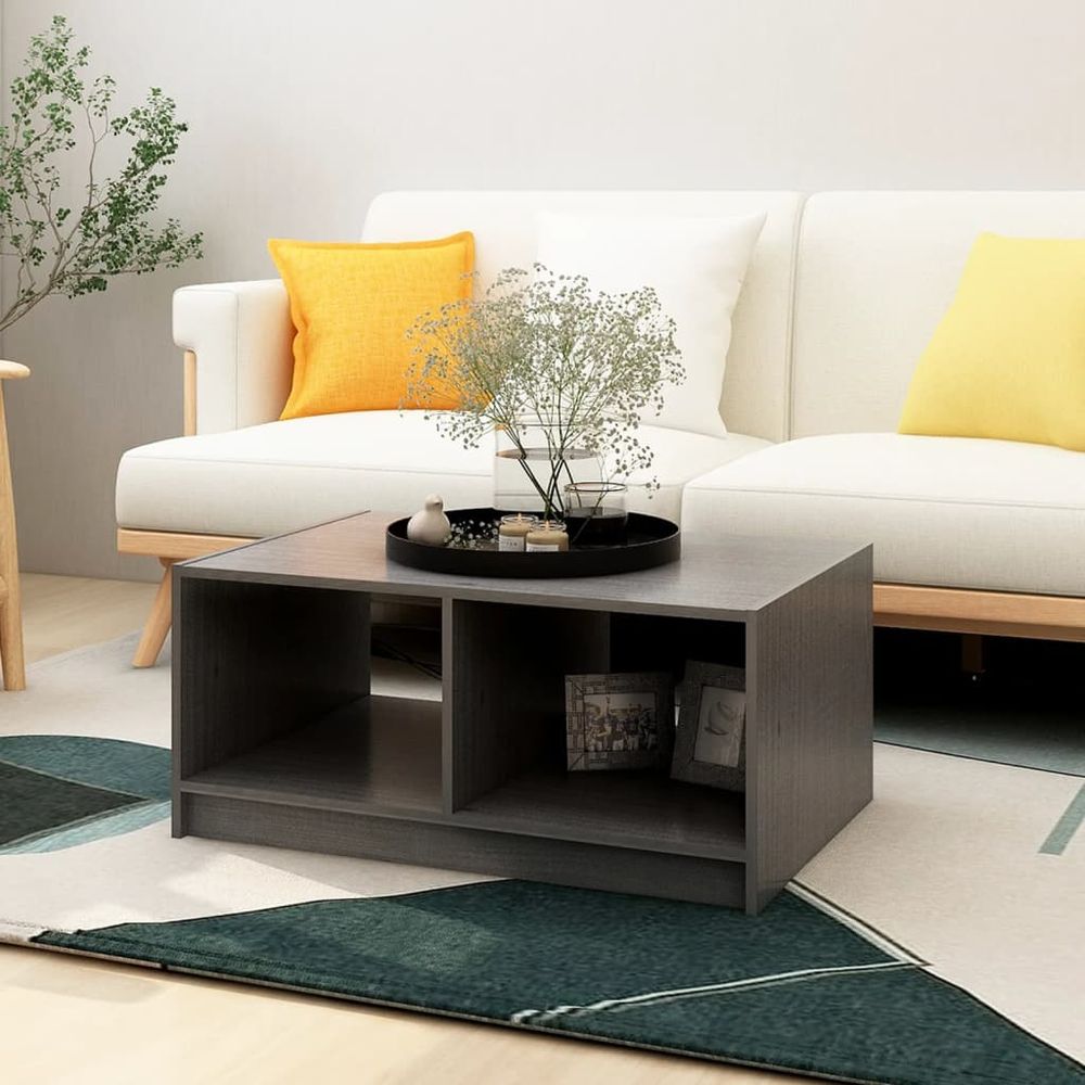 Coffee Table 75x50x33.5 cm vidaXL Solid Pinewood - Coffee Table from vidaXL