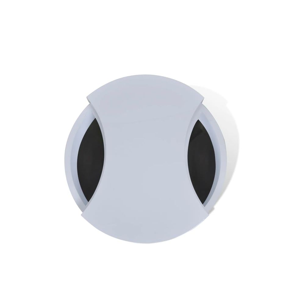 Coffee Table Shape-adjustable vidaXL High Gloss White - Coffee Table from vidaXL