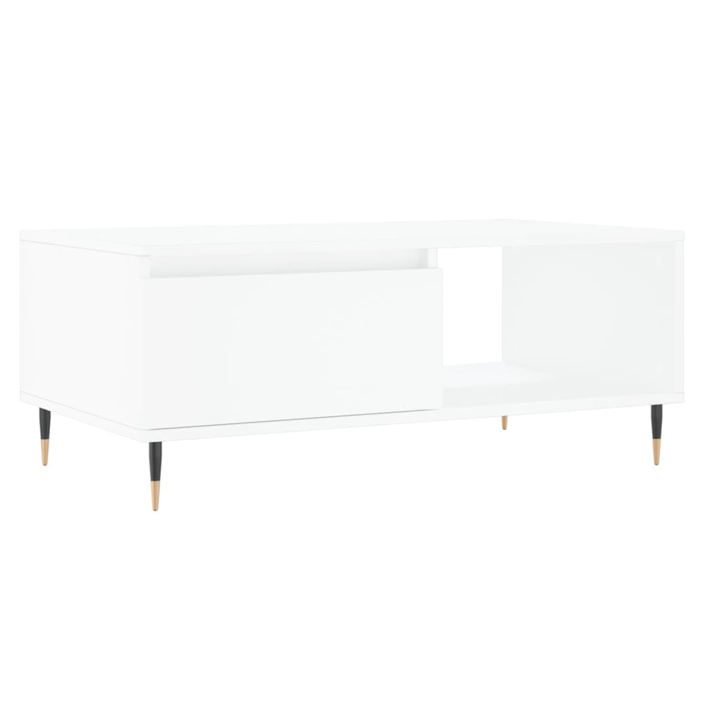 Coffee Table White 90x50x36.5 cm vidaXL Engineered Wood - Coffee Table from vidaXL