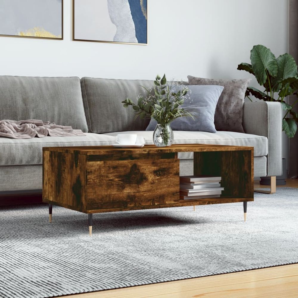 Coffee Table White 90x50x36.5 cm vidaXL Engineered Wood - Coffee Table from vidaXL