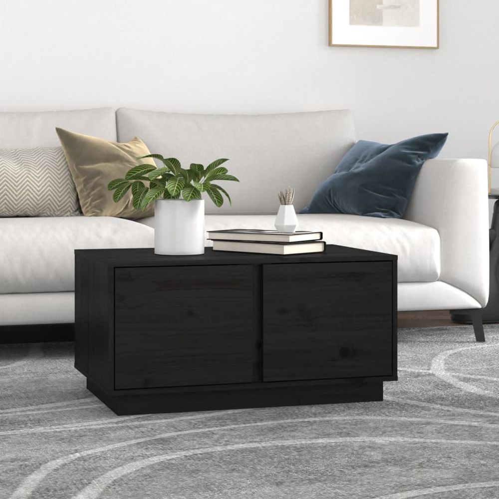 Coffee Table 80x50x40 cm vidaXL Solid Wood Pine - Coffee Table from vidaXL