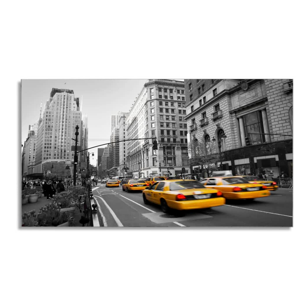 Coffee Table with Glass Top vidaXL Rectangular - Coffee Table from vidaXL