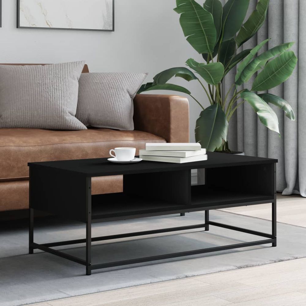 Coffee Table Black 100x51x40 cm vidaXL Engineered Wood - Coffee Table from vidaXL
