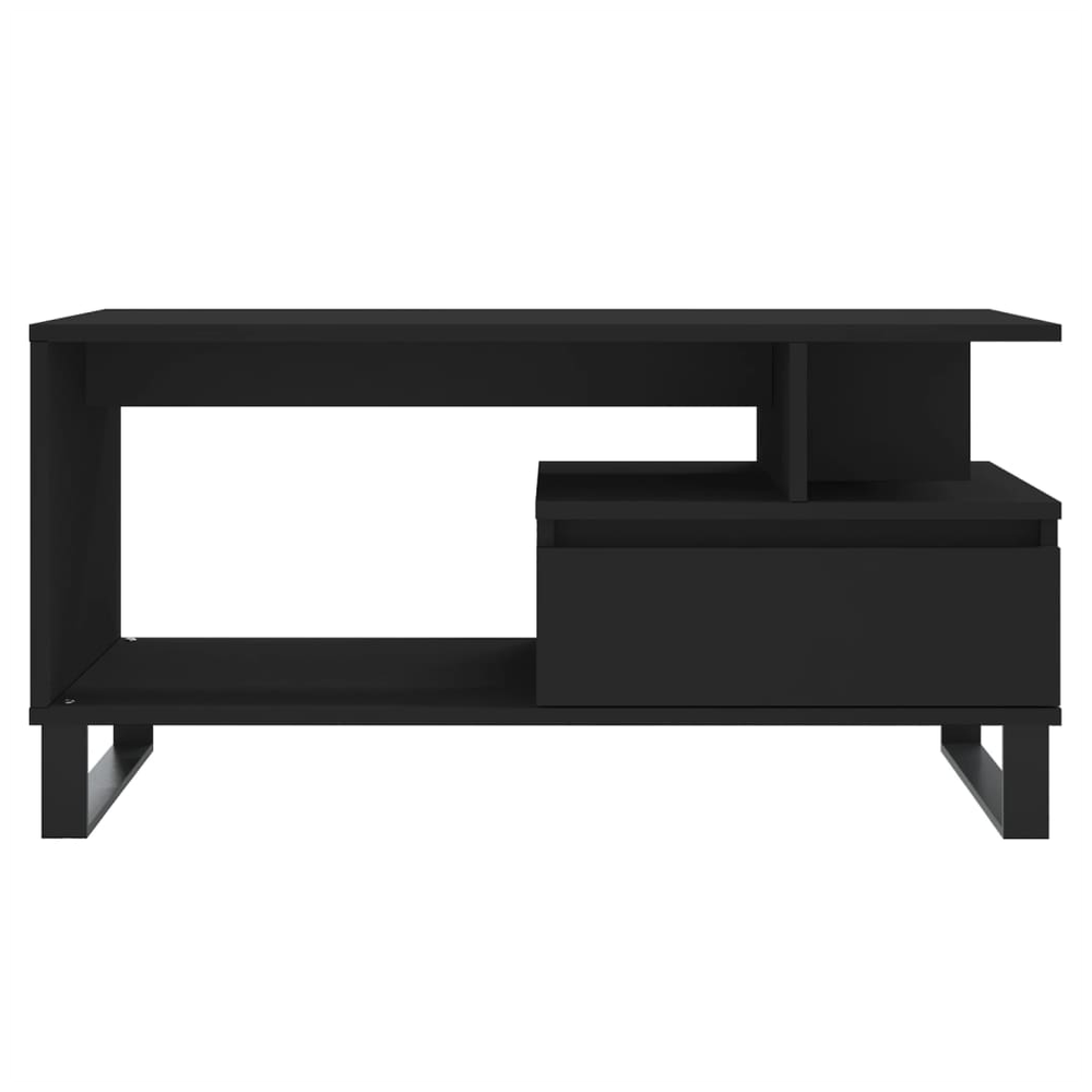 Coffee Table Black 90x49x45 cm vidaXL Engineered Wood - Coffee Table from vidaXL