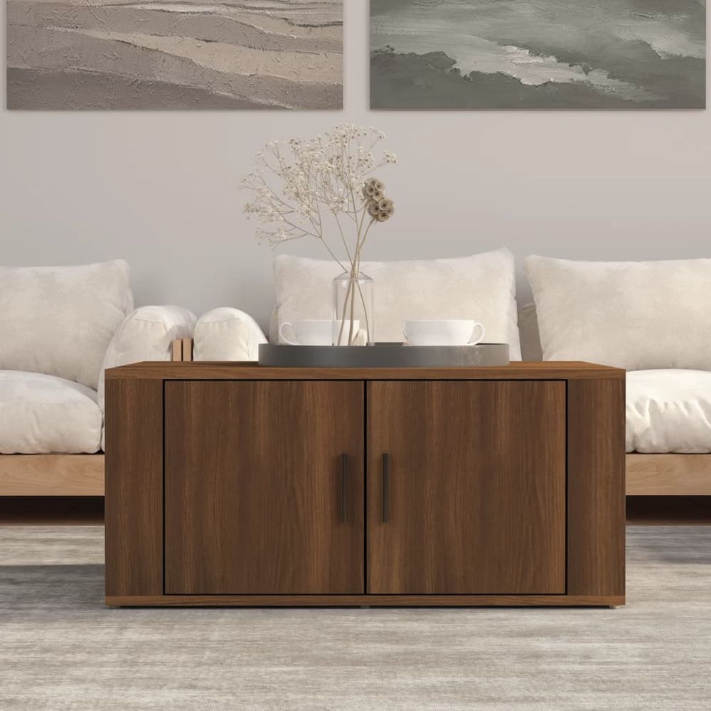 Coffee Table White 80x50x36 cm vidaXL Engineered Wood - Coffee Table from vidaXL