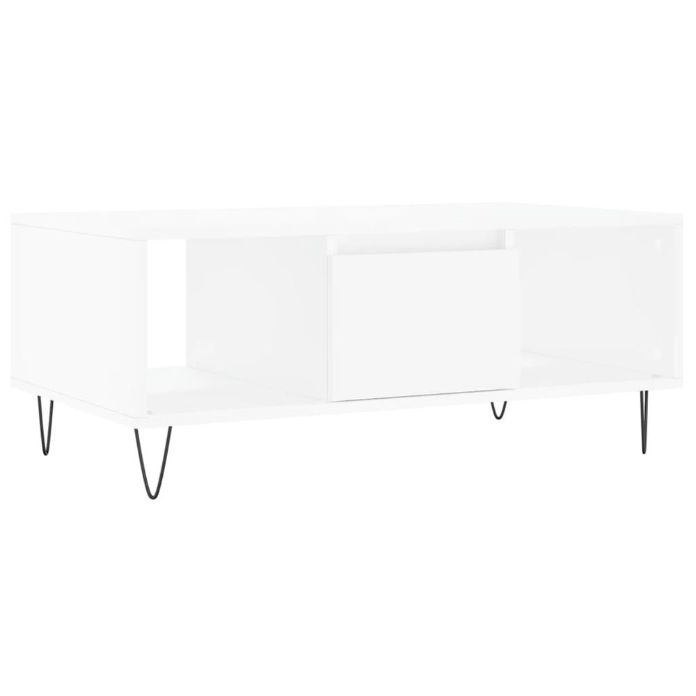 Coffee Table White 90x50x36.5 cm vidaXL Engineered Wood - Coffee Table from vidaXL