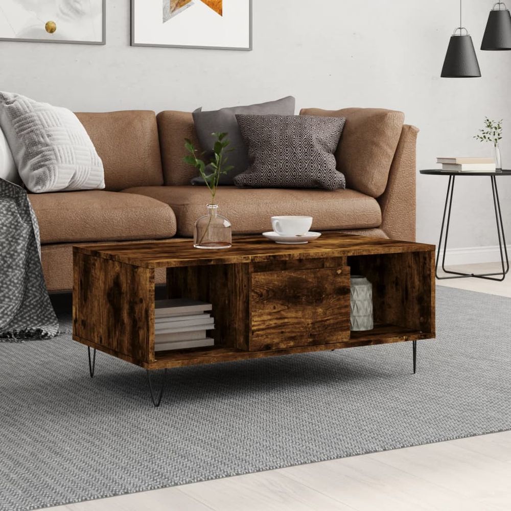 Coffee Table White 90x50x36.5 cm vidaXL Engineered Wood - Coffee Table from vidaXL