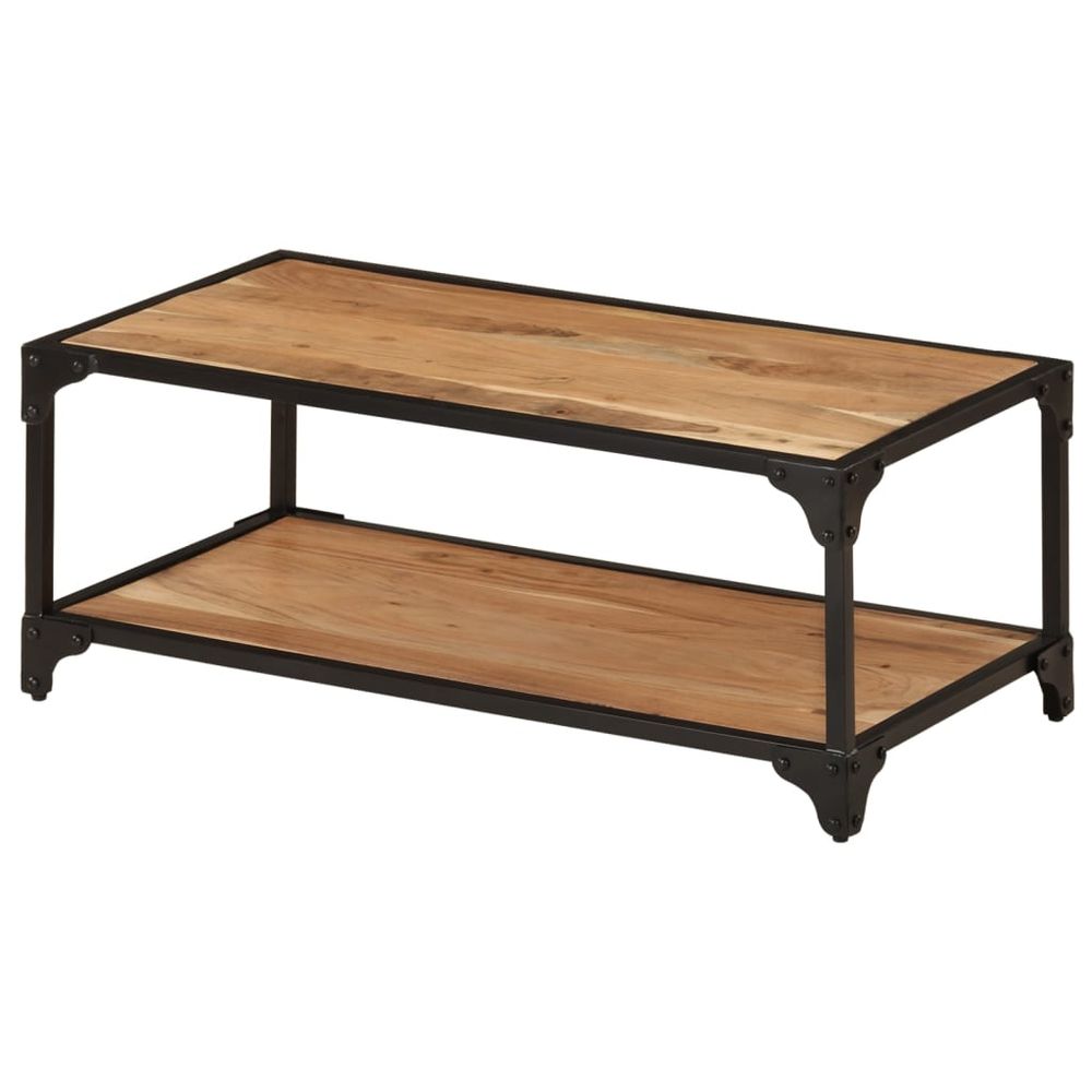 Coffee Table 90x45x35 cm vidaXL Solid Acacia Wood - Coffee Table from vidaXL