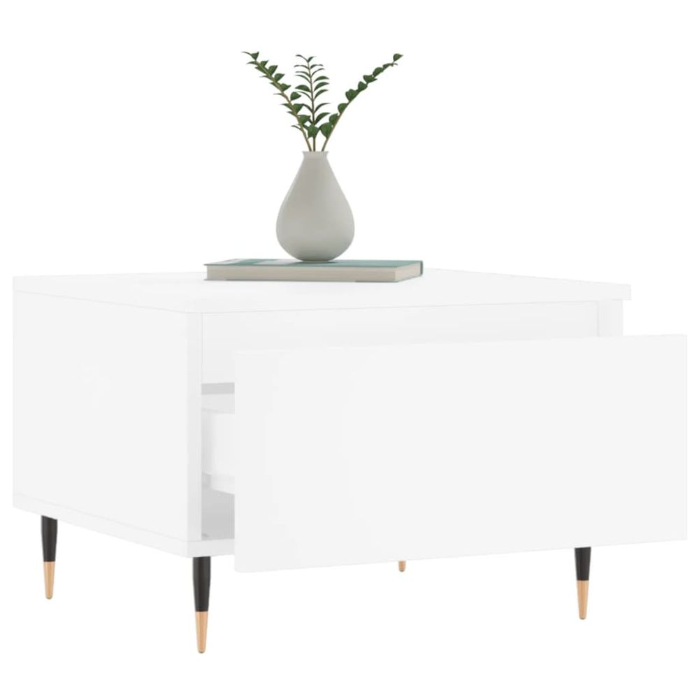 Coffee Table White 50x46x35 cm vidaXL Engineered Wood - Coffee Table from vidaXL