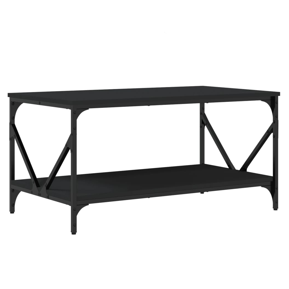 Coffee Table Black 90x50x45 cm vidaXL Engineered Wood - Coffee Table from vidaXL