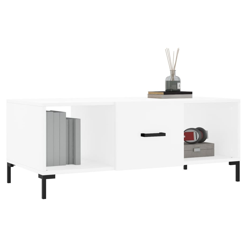 Coffee Table White 102x50x40 cm vidaXL Engineered Wood - Coffee Table from vidaXL