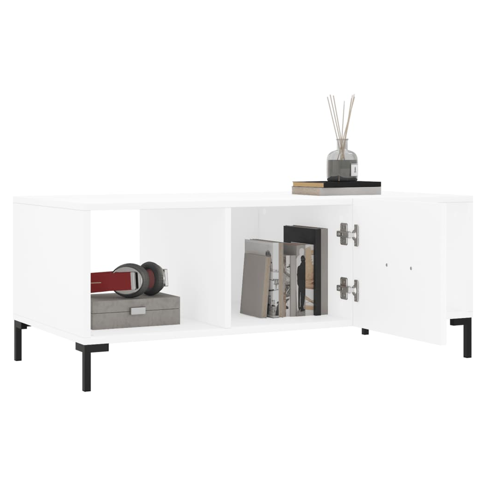 Coffee Table White 102x50x40 cm vidaXL Engineered Wood - Coffee Table from vidaXL