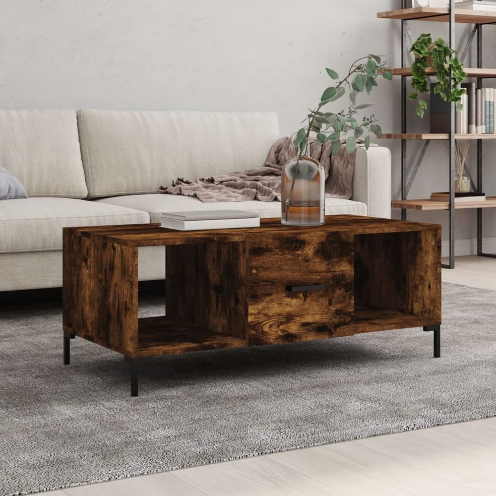 Coffee Table White 102x50x40 cm vidaXL Engineered Wood - Coffee Table from vidaXL