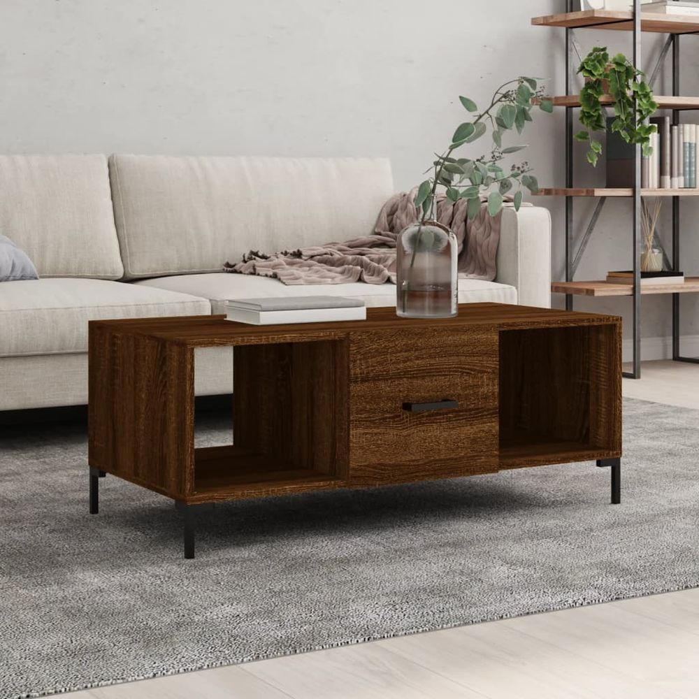 Coffee Table White 102x50x40 cm vidaXL Engineered Wood - Coffee Table from vidaXL