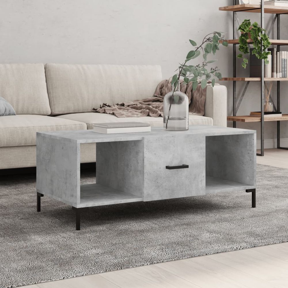 Coffee Table White 102x50x40 cm vidaXL Engineered Wood - Coffee Table from vidaXL