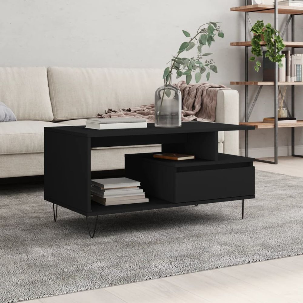 Coffee Table White 90x49x45 cm vidaXL Engineered Wood - Coffee Table from vidaXL