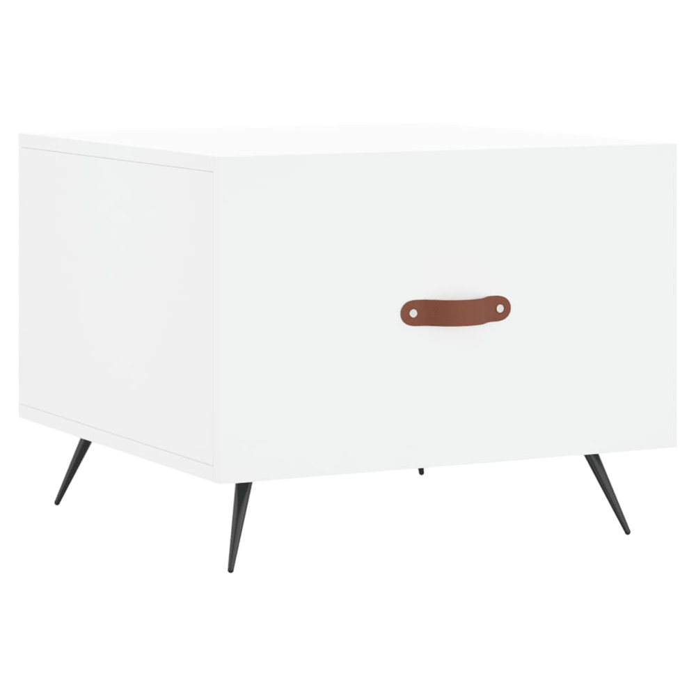 Coffee Table White 50x50x40 cm vidaXL Engineered Wood - Coffee Table from vidaXL