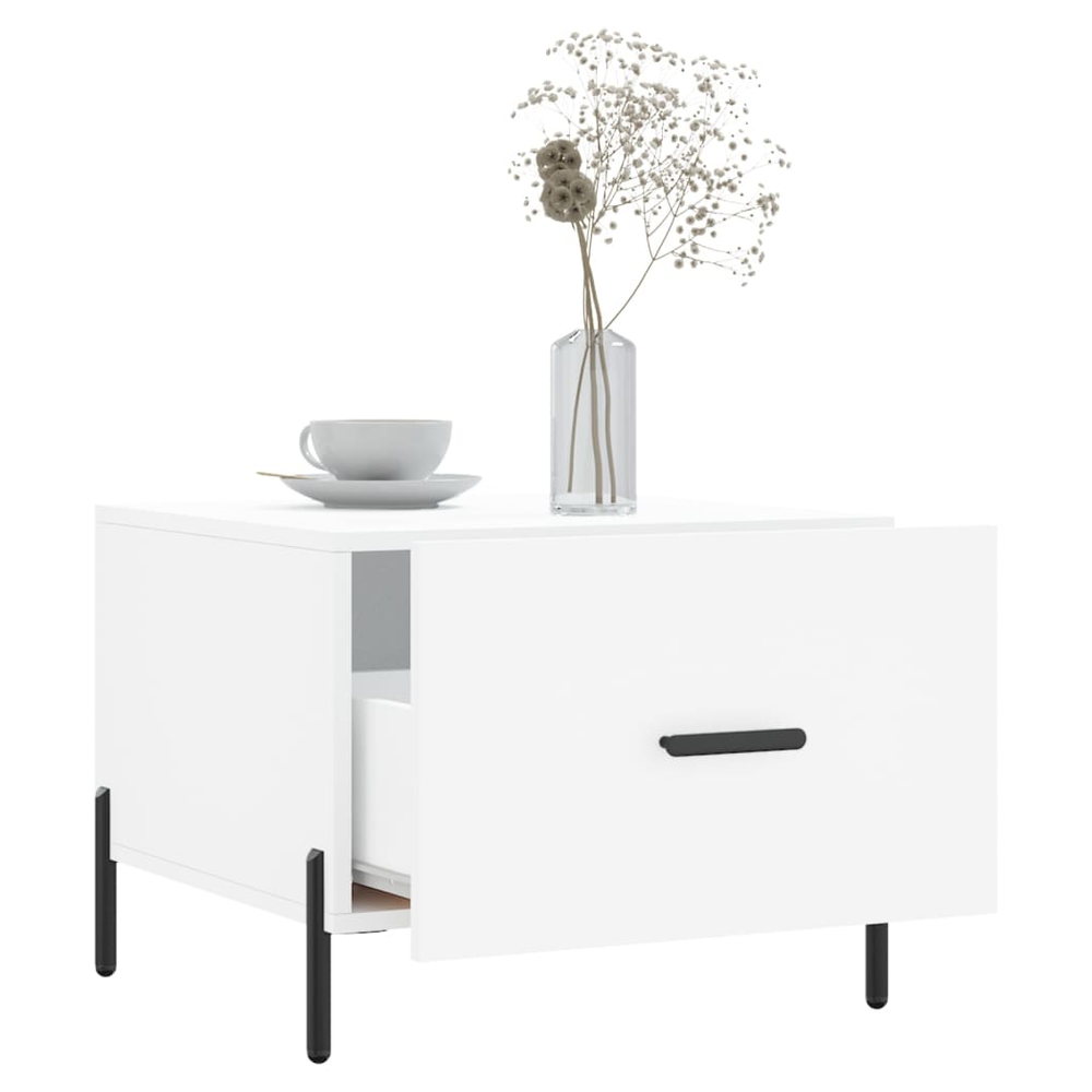 Coffee Table White 50x50x40 cm vidaXL Engineered Wood - Coffee Table from vidaXL