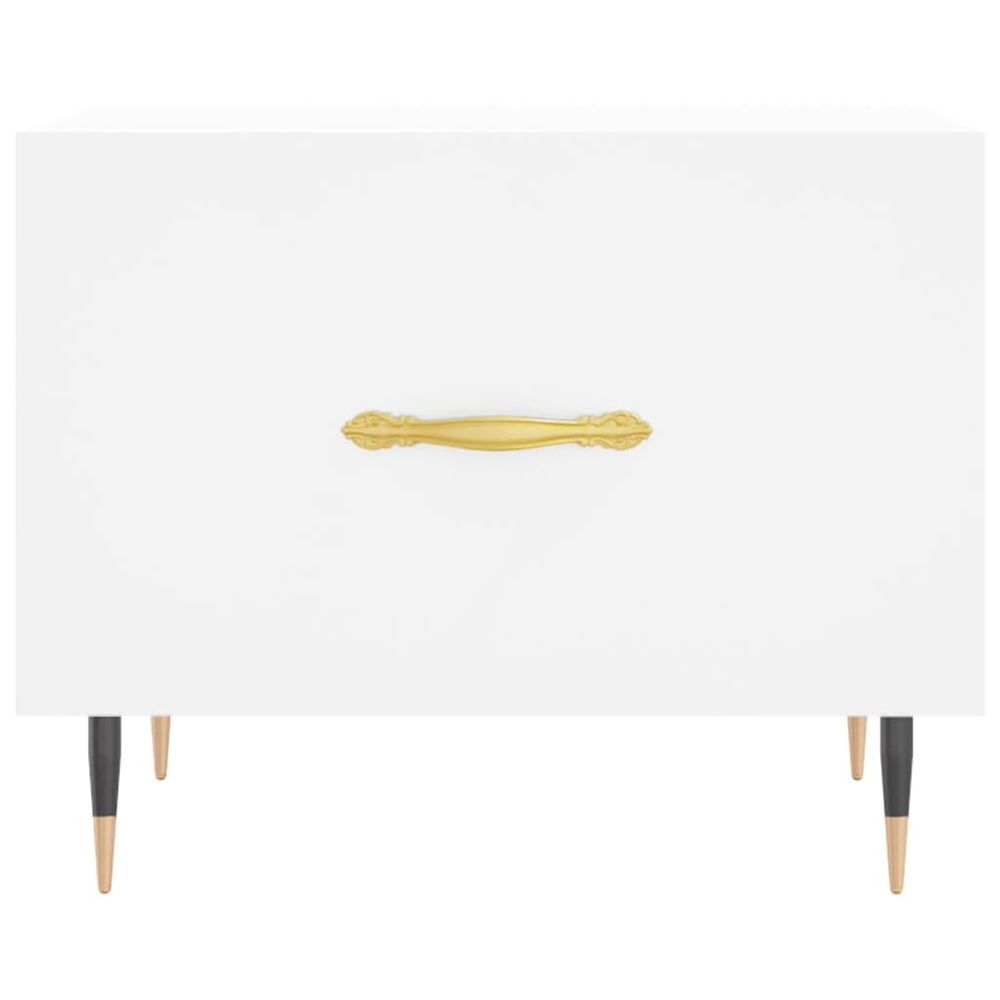 Coffee Table White 50x50x40 cm vidaXL Engineered Wood - Coffee Table from vidaXL