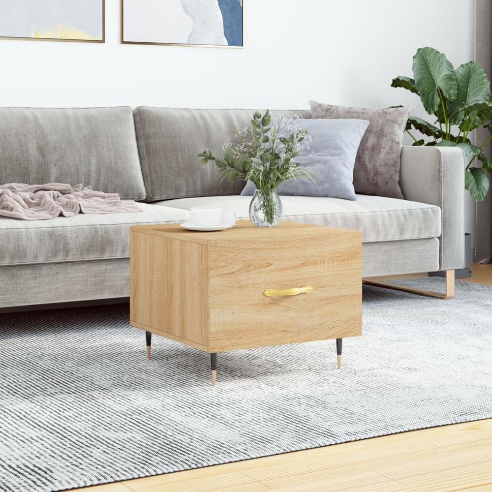 Coffee Table White 50x50x40 cm vidaXL Engineered Wood - Coffee Table from vidaXL
