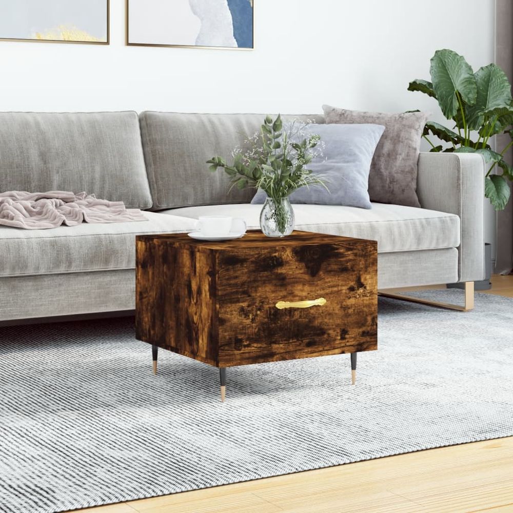 Coffee Table White 50x50x40 cm vidaXL Engineered Wood - Coffee Table from vidaXL
