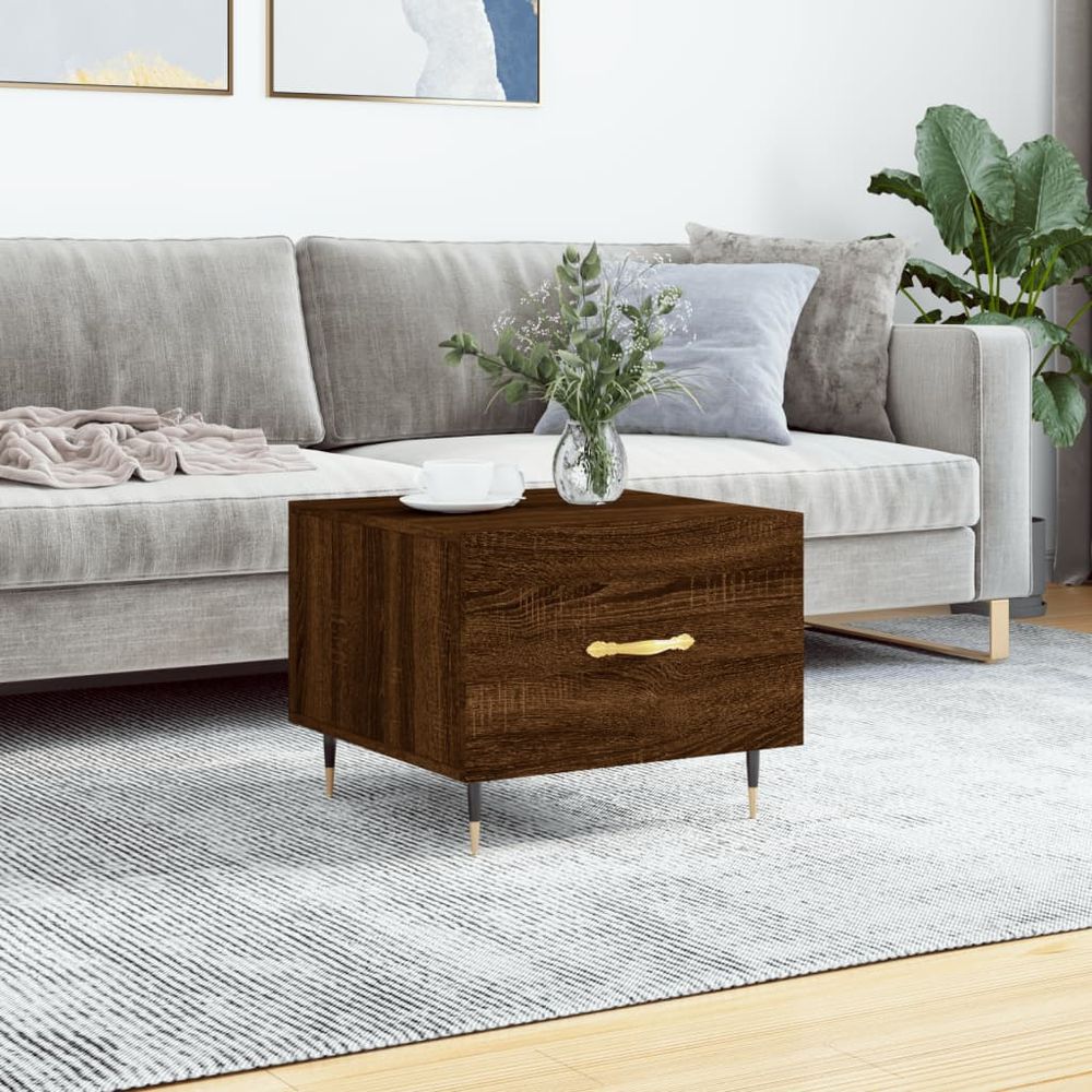 Coffee Table White 50x50x40 cm vidaXL Engineered Wood - Coffee Table from vidaXL