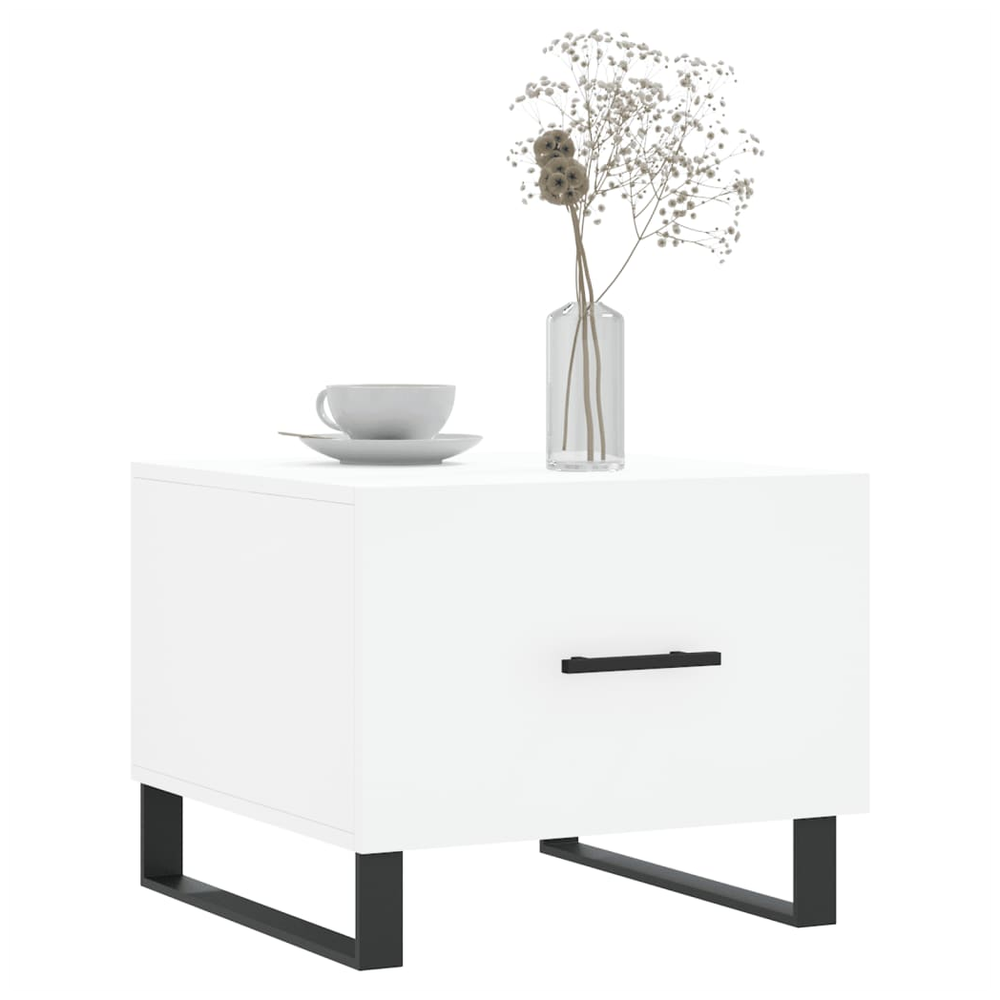 Coffee Table White 50x50x40 cm vidaXL Engineered Wood - Coffee Table from vidaXL