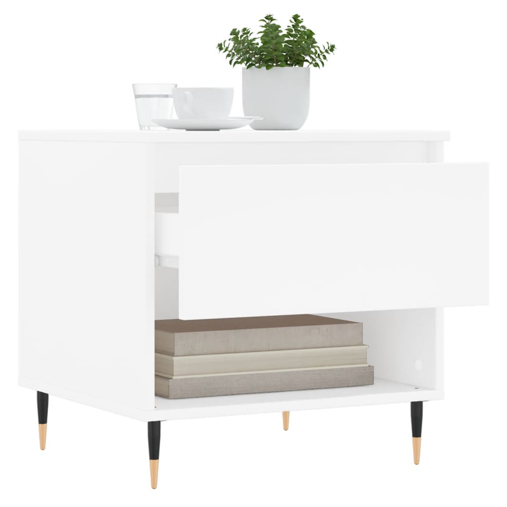 Coffee Table White 50x46x50 cm vidaXL Engineered Wood - Coffee Table from vidaXL