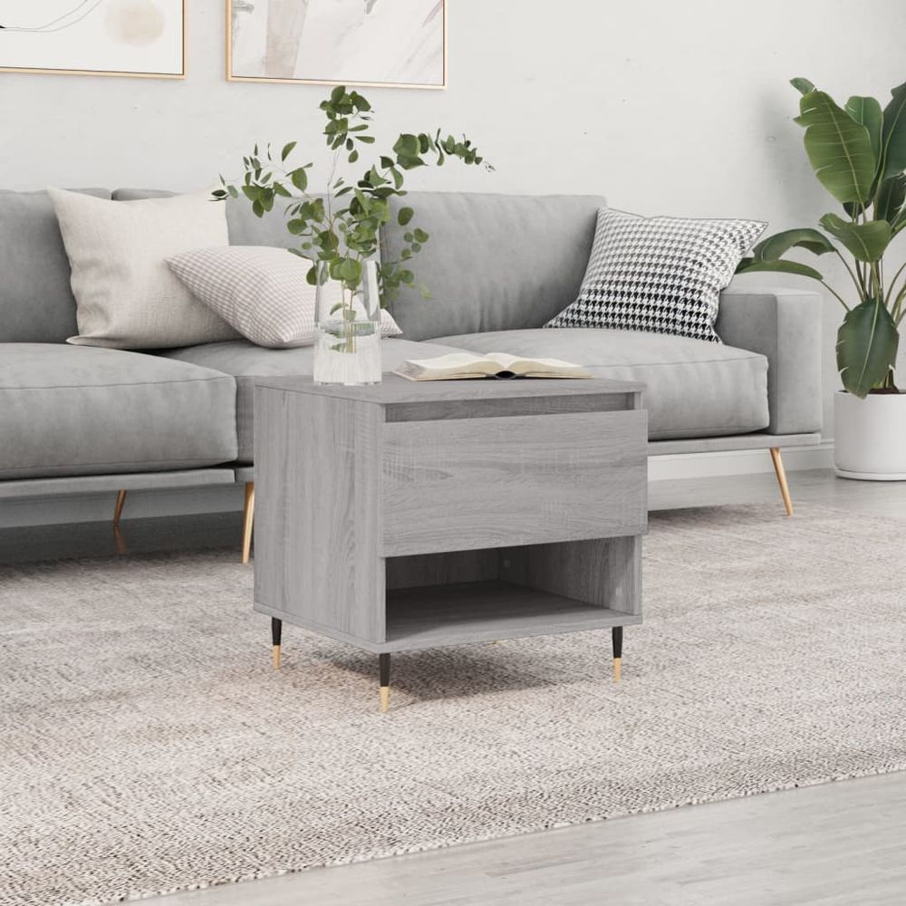 Coffee Table White 50x46x50 cm vidaXL Engineered Wood - Coffee Table from vidaXL