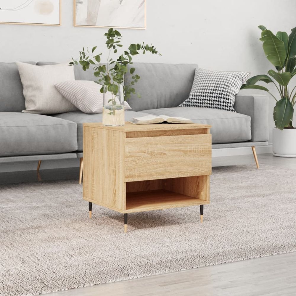 Coffee Table White 50x46x50 cm vidaXL Engineered Wood - Coffee Table from vidaXL