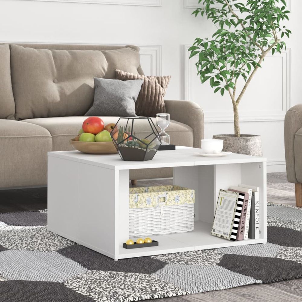 Coffee Tables 4 pcs White 33x33x33 cm vidaXL Engineered Wood - Coffee Table from vidaXL