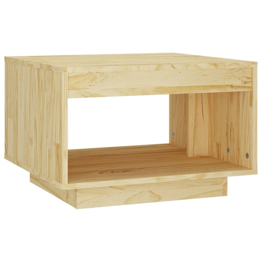 Coffee Table 50x50x33.5 cm vidaXL Solid Pinewood - Coffee Table from vidaXL