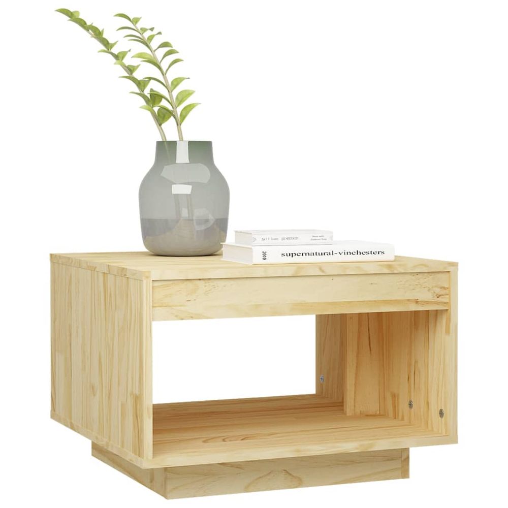 Coffee Table 50x50x33.5 cm vidaXL Solid Pinewood - Coffee Table from vidaXL