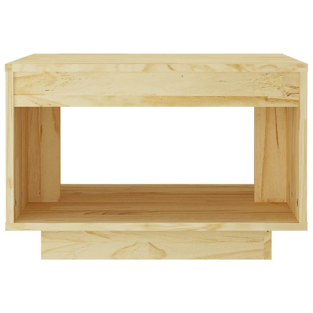 Coffee Table 50x50x33.5 cm vidaXL Solid Pinewood - Coffee Table from vidaXL
