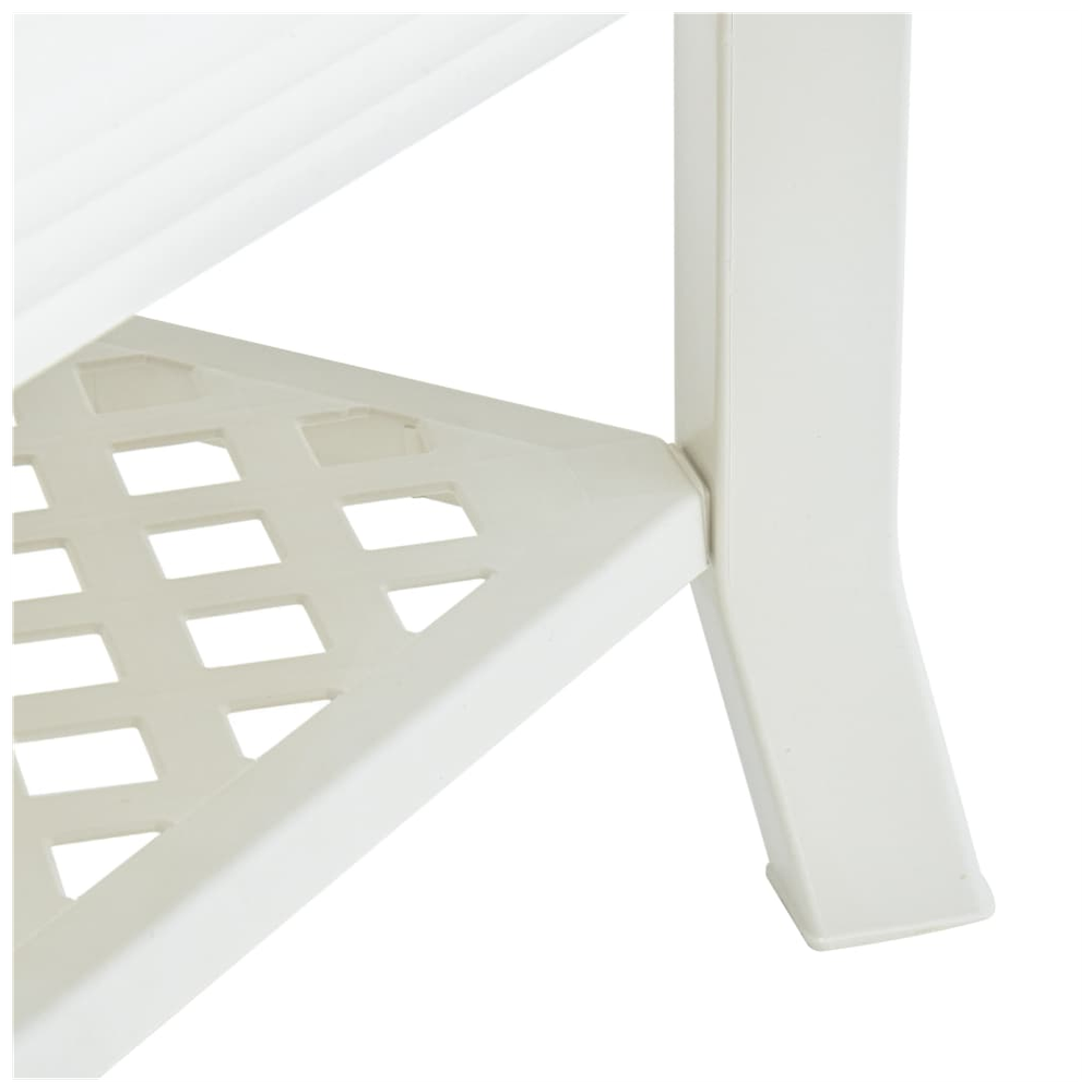 Coffee Table vidaXL White 90x60x46 cm Plastic - Coffee Table from vidaXL
