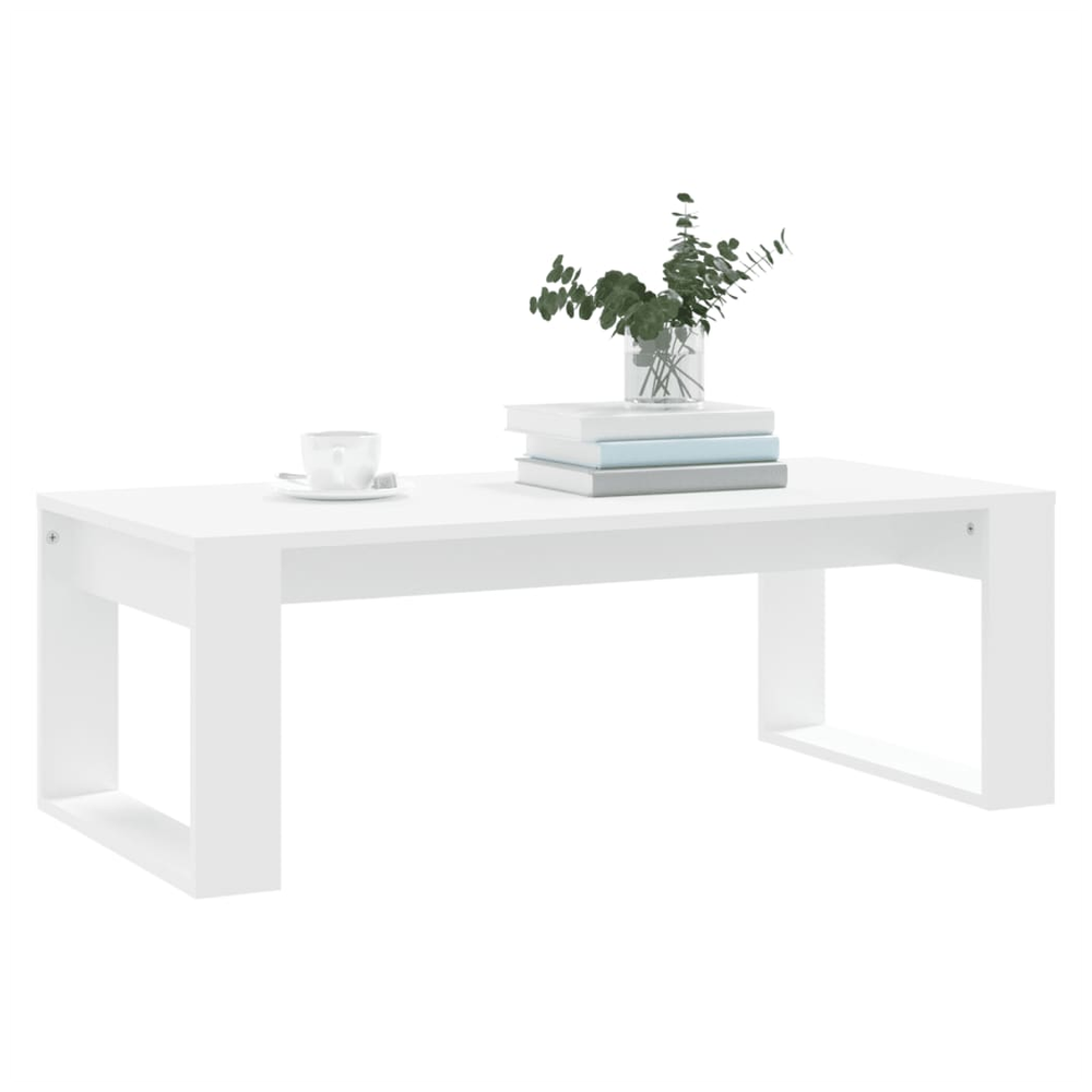 Coffee Table White 102x50x35 cm vidaXL Engineered Wood - Coffee Table from vidaXL