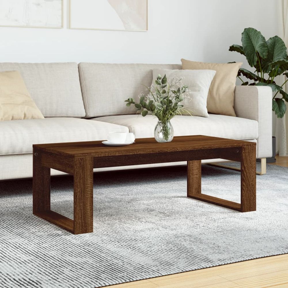 Coffee Table White 102x50x35 cm vidaXL Engineered Wood - Coffee Table from vidaXL