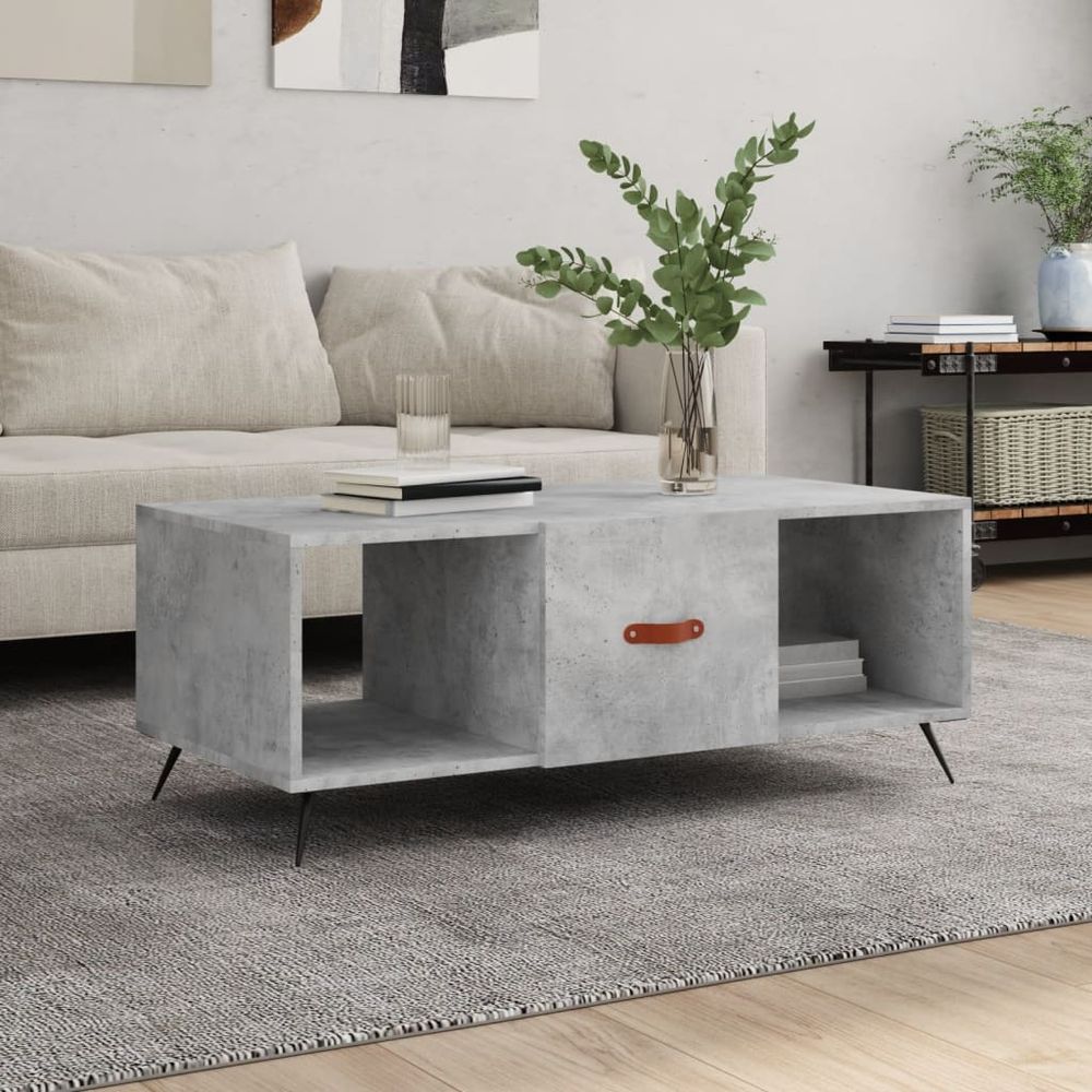 Coffee Table White 102x50x40 cm vidaXL Engineered Wood - Coffee Table from vidaXL
