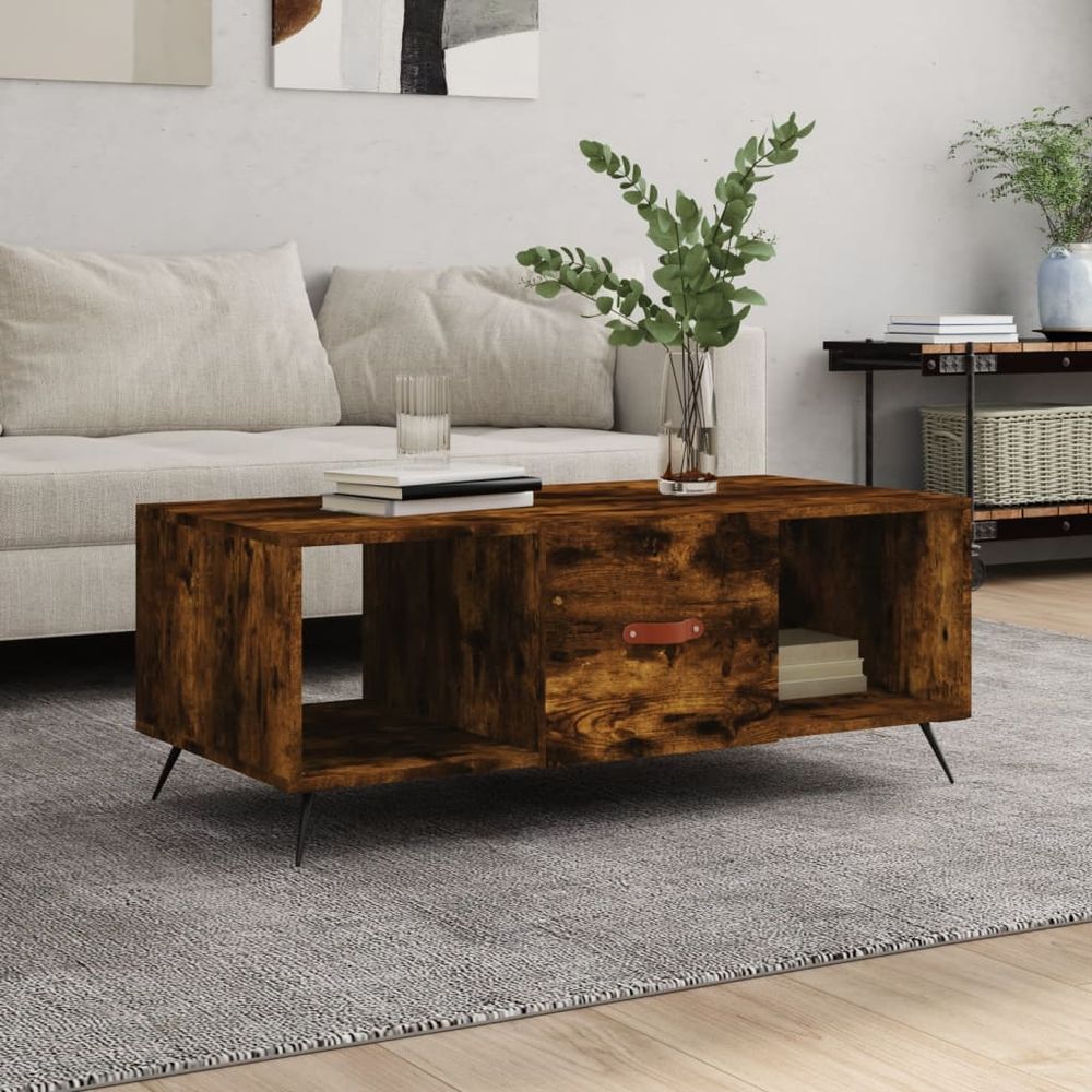 Coffee Table White 102x50x40 cm vidaXL Engineered Wood - Coffee Table from vidaXL