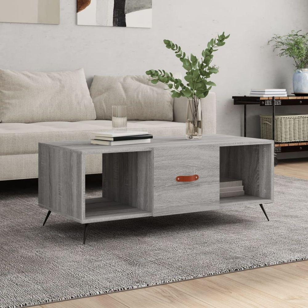 Coffee Table White 102x50x40 cm vidaXL Engineered Wood - Coffee Table from vidaXL