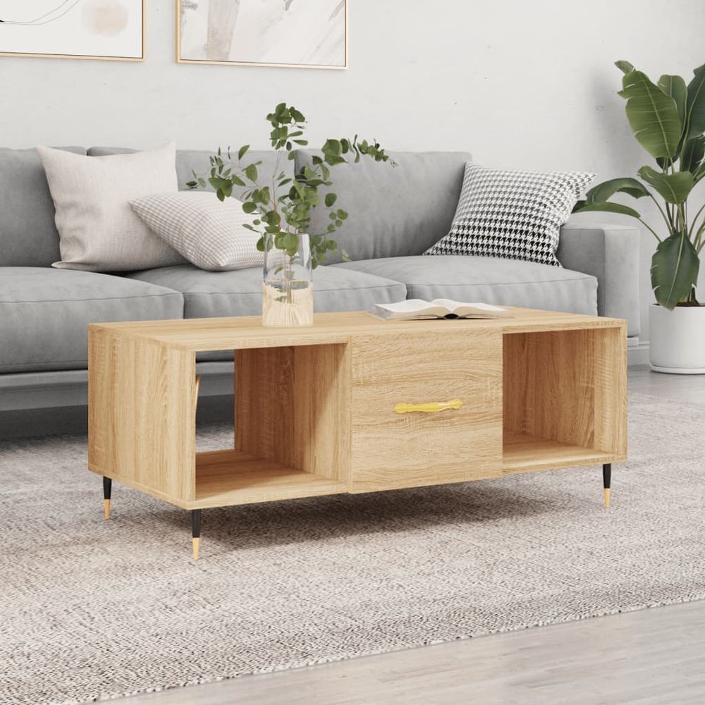 Coffee Table White 102x50x40 cm vidaXL Engineered Wood - Coffee Table from vidaXL
